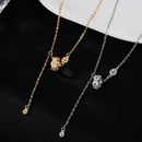 S925 silver new Chinese copper coin tassel necklace