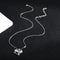 Fashion Versatile S925 sterling silver cute diamond encrusted colorful zircon unicorn pendant necklace collarbone chain girl
