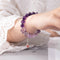 Natural amethyst nine purple fire bracelet
