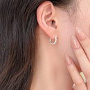 S925 Xiao Zou Chrysanthemum Earrings Earrings Fresh Niche New Flower Earrings