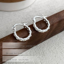 S925 Xiao Zou Chrysanthemum Earrings Earrings Fresh Niche New Flower Earrings