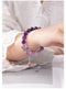 Natural amethyst nine purple fire bracelet