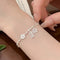 S925 silver Chinese style numismatic abacus bracelet