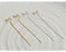 S925 star jewelry ear line tassel earrings