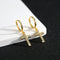 S925 sterling silver light luxury style zircon earrings cross earrings high-end exquisite earrings women