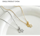 S925 Silver Star Pendant Necklace