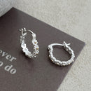 S925 Xiao Zou Chrysanthemum Earrings Earrings Fresh Niche New Flower Earrings