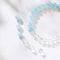 Natural High Quality White Crystal Aquamarine Bracelet Women's Bracelet