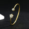 The whole body S925 sterling silver small flower bracelet is high-end, elegant and versatile, and the INS style bracelet is adjustable