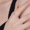 S925 silver niche star moon index