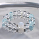 Natural white crystal body bracelet